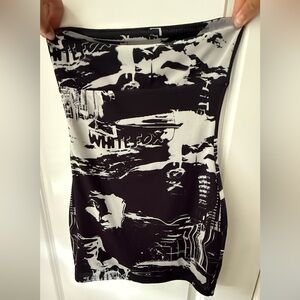 Black and White White Fox Boutique mini dress